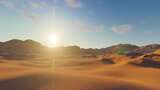 土地沙漠化和干旱贫瘠的沙漠景观高清在线视频素材下载