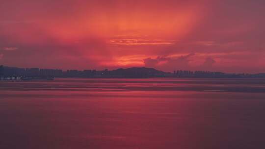 海上晚霞