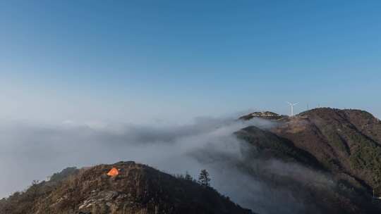 湖北九宫山云海延时