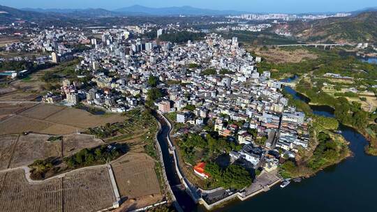 河源龙川佗城空镜 南越王赵佗兴王之地