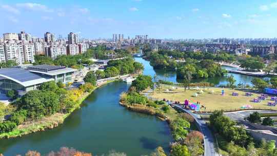 杨浦区新江湾城公园  新江湾湿地公园