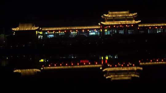 邯郸 永年 广府古城 夜景 灯光秀