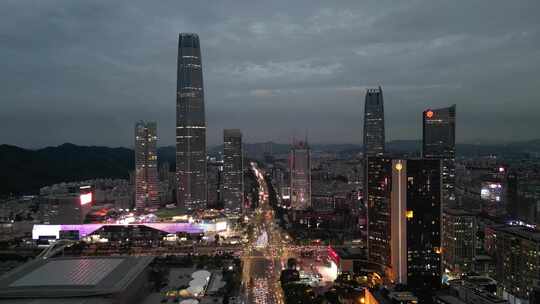 广东东莞国贸中心夜景