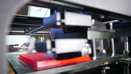 现代3D打印机视频素材模板下载