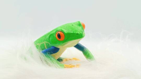 【镜头合集】树蛙青蛙模型玩具  (1)