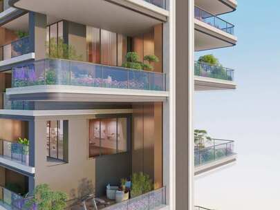 四代宅外立面空中花园阳台生长动画（合集）