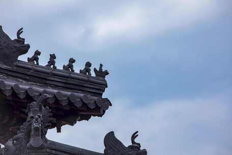 寺庙寺院祈福禅修禅意风景意境古建筑素材
