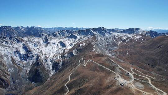 川西雪山山脉航拍