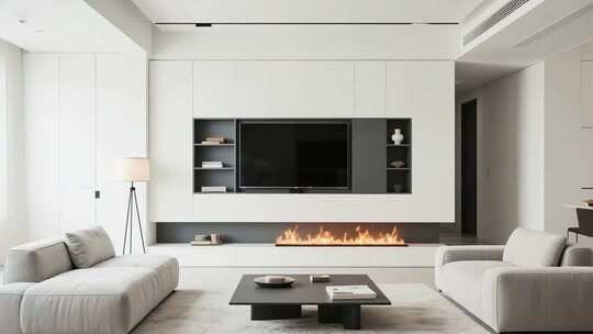 极简现代生活空间设计展示