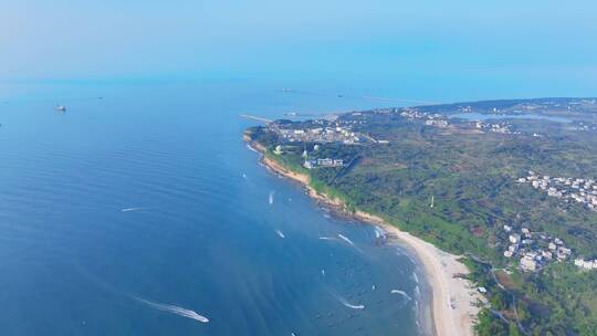 北海涠洲岛海岛风光全景