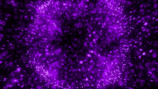 紫色粒子爆炸特效