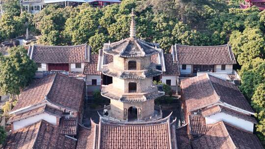 福建莆田东山报恩寺航拍