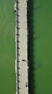 泉州洛阳桥航拍竖屏视频