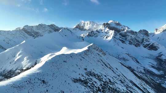 雪山航拍素材