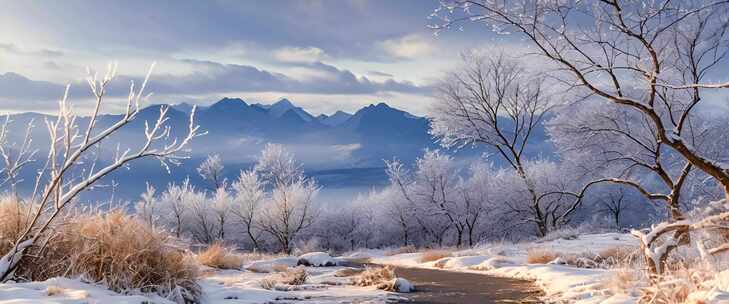 立冬小雪大雪冬至小寒大寒（风景版）