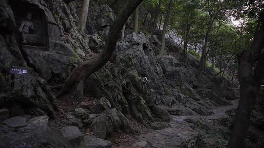 杭州灵隐寺飞来峰塑像