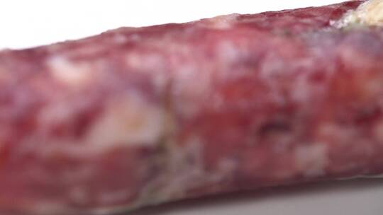 微距解剖香肠肉质腊肠熏肉