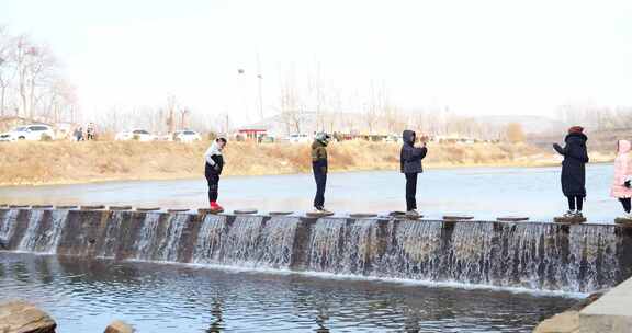 水流 河水 水 水面 水资源 瀑布 水帘