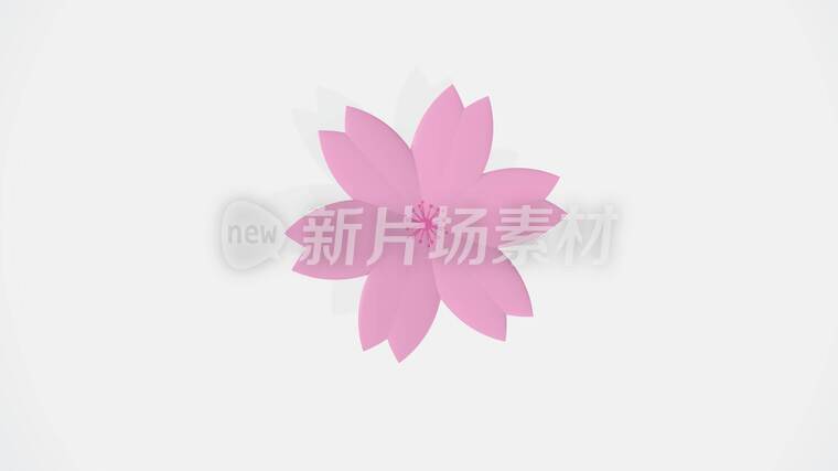 3D素材粉色樱花