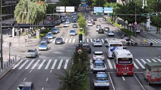 城市交通马路