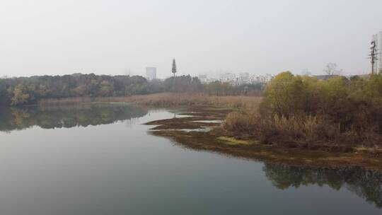 合肥翡翠湖城市实景航拍