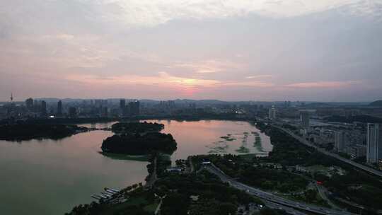 江苏南京城市风光航拍