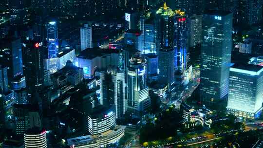 上海夜景 科技感城市夜景