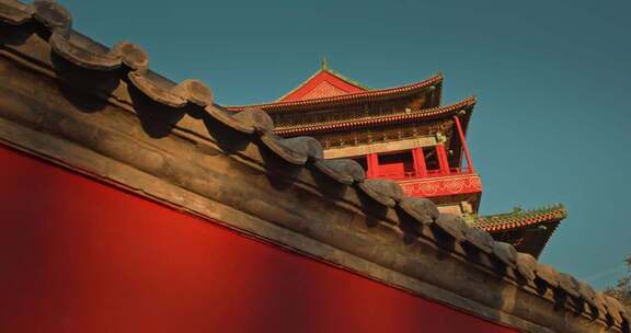 秋天的北京鼓楼 北京人文