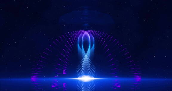 粒子喷泉E1全息散开扩散唯美舞美粒子喷泉