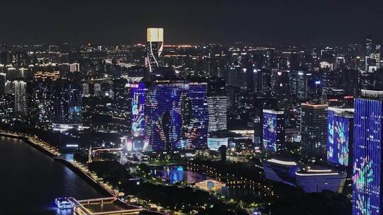 杭州低碳科技馆夜景