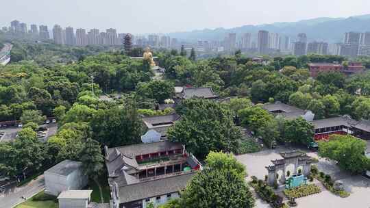 重庆华岩旅游风景区华岩寺航拍