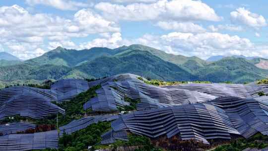 太阳能发电站 新能源光伏发电 延时