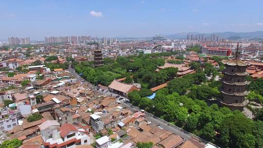 福建泉州西街东西塔开元寺闽南古厝