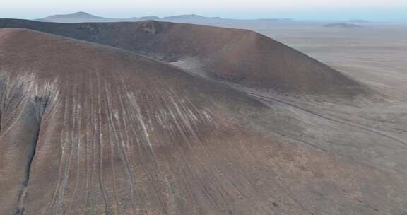 马蹄山火山清晨航拍