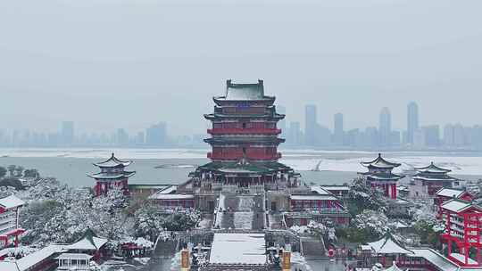 南昌滕王阁雪景3