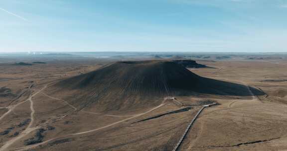 乌兰察布草原火山群航拍