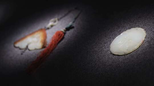 和田玉玉雕特写素材