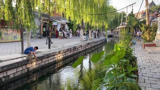 济南百花洲景区，烟火气的旅游景点