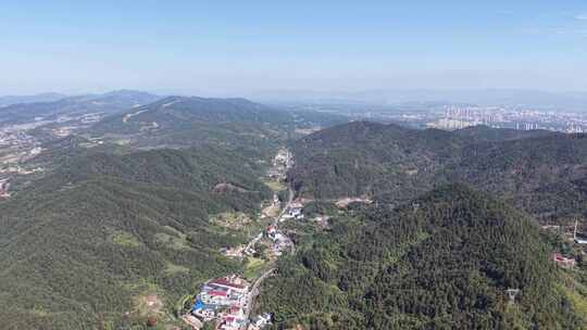 巍峨大山山川丘陵航拍