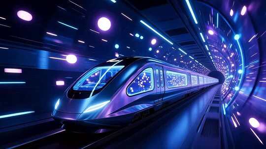 地铁时空隧道穿梭4K