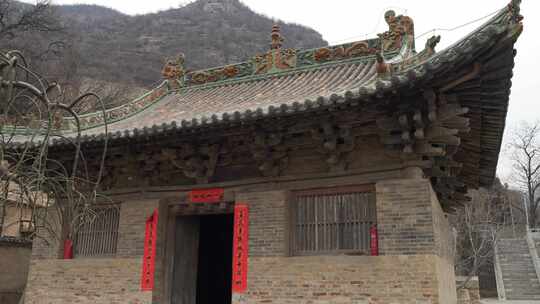 山西长治浊漳河谷佛头寺古建筑分镜素材