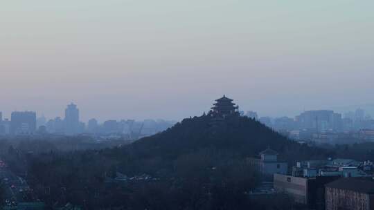 北京城市全景_景山公园