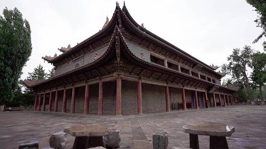 古色古香的寺院建筑