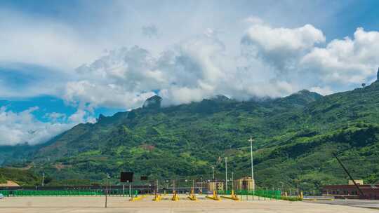 天保口岸国际货场全景