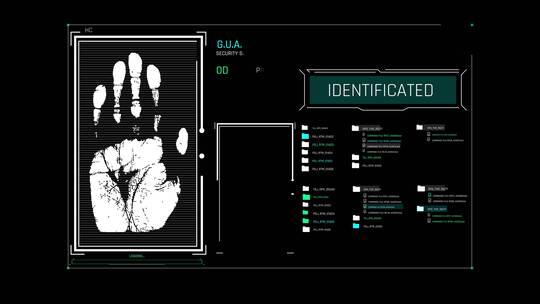 HUD指纹扫描安全验证大数据分析
