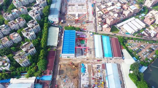 广州番禺海珠湾隧道南浦段工程建设视频素材模板下载