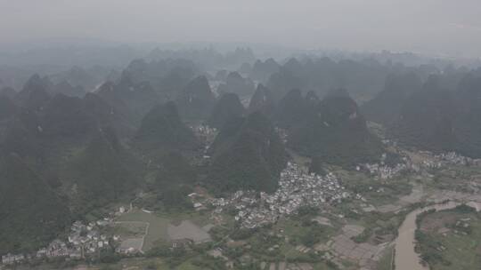 20200609广西桂林夏天山水晴天