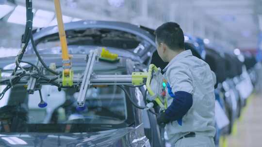 汽车工厂生产线加工制造视频合集