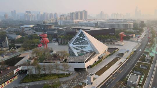 欢乐海岸 车辆 车流 深圳 道路 深圳湾公园