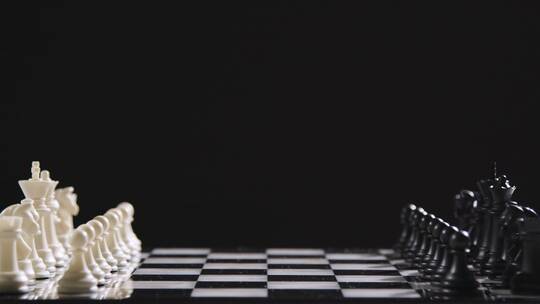 国际象棋旗子视频素材模板下载